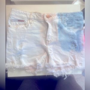 Tommy Hilfiger Tie Die Denim shorts Size 6